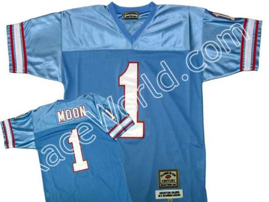 sold-Mitchell & Ness Houston Oilers Warren Moon full stitched